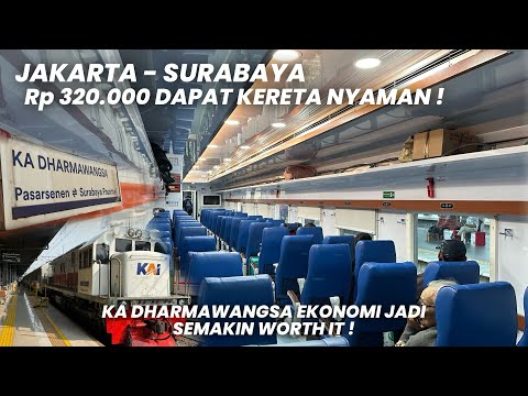 ANTI DUDUK TEGAK & JALAN MUNDUR‼️Jakarta - Surabaya Naik KA Dharmawangsa Ekonomi Semakin Worth it