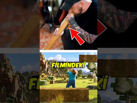 Minecraft Filmindeki Tüm Sesleri Çıkaran Adam 😳