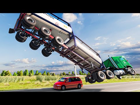 Truck and Car Crashes #08 ⚡️ 😱 [BeamNG.Drive] - WOW cars and vehicles