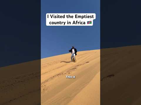 I Visited Africas Emptiest Country 🇳🇦 #travel #africa