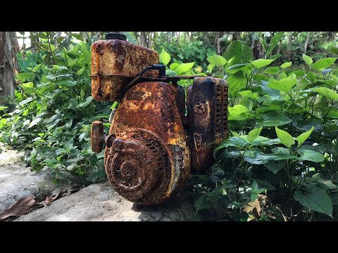 Restoration 2 Stroke Engine ROBIN EC 10 | Restore Engine Robin Antique