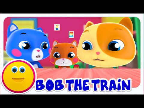 Bob El Tren Los Tres Gatitos Canción Infantil y Rima Divertida para Niños