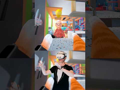 I am a Cat VR Game - Basketball #vr #iamcat #explorewithquest #quest2 #quest3 #metaquest