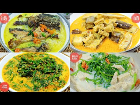 4 Masakan Berkuah Santan Enak dan Gurih