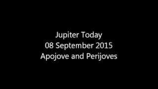 Jupiter Today | 08 September 2015 | Apojoves and Perijoves