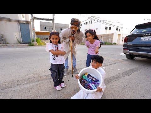 ساره وعبودي يبيعون ايسكريمات غريبه !!!