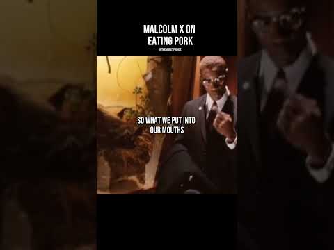 Malcolm X On Eating Pork #islamicshorts #haram #allahswt