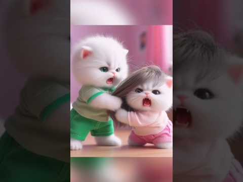 Little naughty cats 😡😱😂😂😂