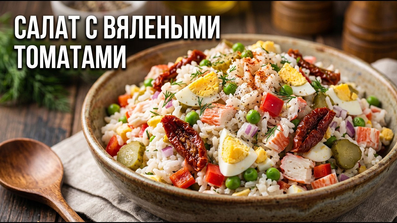 Салат с вялеными помидорами. Новый салат - к новому году, или как вкусно и не дорого, удивить гостей