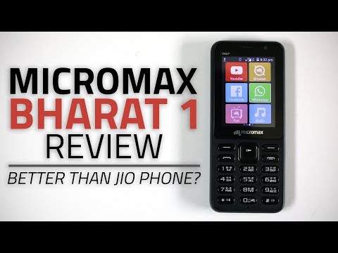 (ENGLISH) Micromax Bharat 1 Review - 4G Feature Phone with WhatsApp, Wi-Fi Hotspot