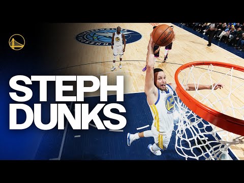 EVERY Stephen Curry Warriors Dunk