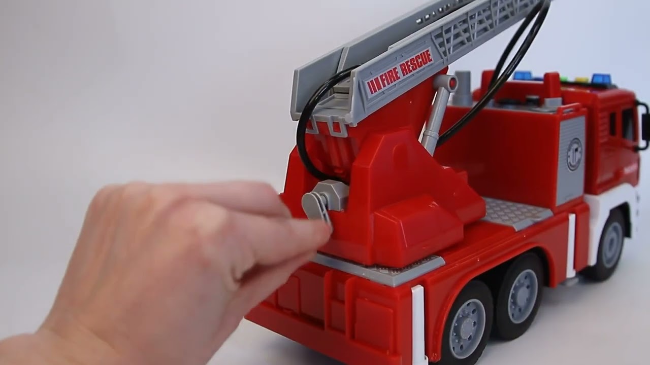 Машина Lanson Toys FIREFIGHTER пожарная инерционная световые звуковые эффекты с функцией полива 1:12 - видео Машина Lanson Toys FIREFIGHTER пожарная инерционная световые звуковые эффекты с функцией полива 1:12 - видео