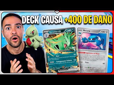 DECK SUBESTIMADO de CARTAS POKÉMON do TYRANITAR EX