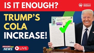 BREAKING: Trump's 2026 COLA INCREASE Projected!