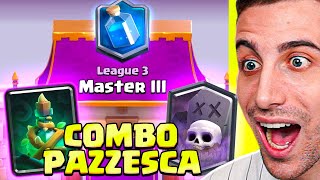 Combo CIMITERO + VINES Troppo Forte! LEGA 3 Ranked! Clash Royale ITA!