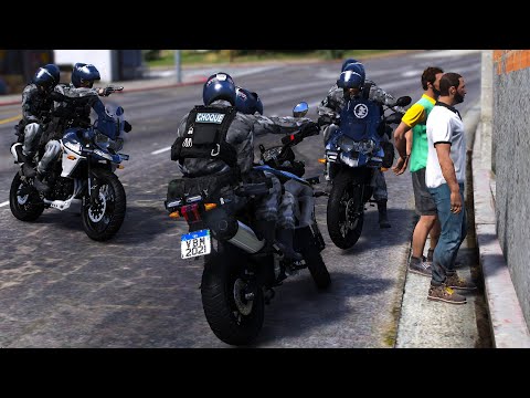 ENQUADRO DO CHOQUE + TROCA DE T1ROS PMERJ | GTA V VIDA POLICIAL