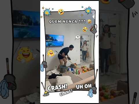 O susto foi maior que a limpeza! 🏃♂️💨 #shorts #viral