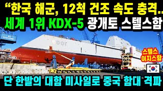 마침내 스텔스 전투화력함 무기 실전입니다! 현무-6 신기술