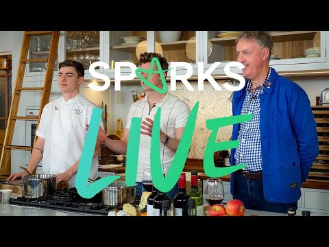 M&S SPARKS LIVE | March Cookalong with Chris Baber & Chevalier du Fromage, Chris Dawson