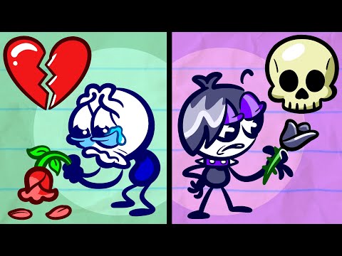 Finding Emo | Pencilmation Cartoons!