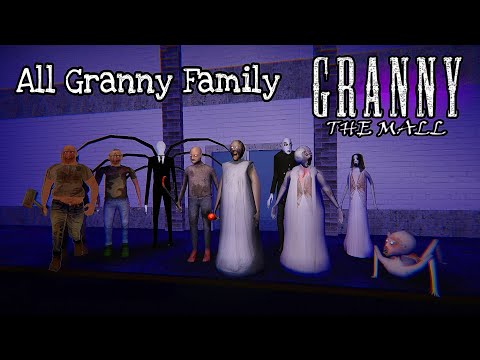 Granny The Mall with All Granny Family - Full Gameplay (Unofficial Game)