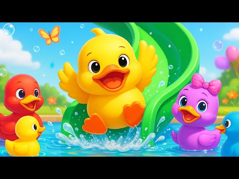 Waddle Waddle Little Duck 🐥 | NEW 3D Duck Song for Kids | Fun Nursery Rhyme & Kids Song