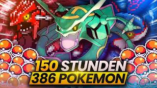 Ich habe 150H um ALLE 386 Pokémon zu fangen!