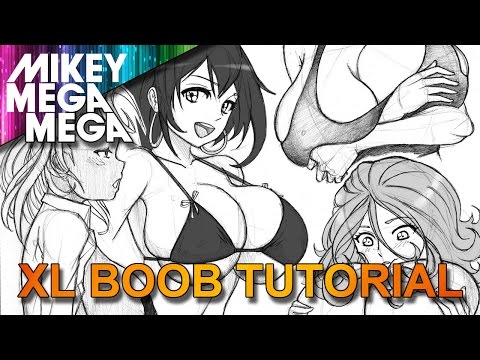 How To Draw BOOBS 3 |F CUP BREASTS| IN ANIME MANGA...