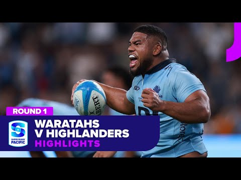 Waratahs v Highlanders Highlights | Round 1 | Super Rugby Pacific 2025