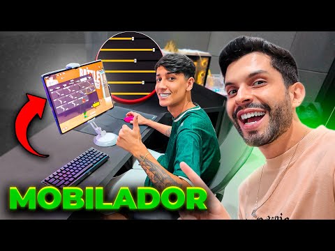 APELÃO DEMAIS!! BAK TESTOU O MOBILADOR NO FREE FIRE!!