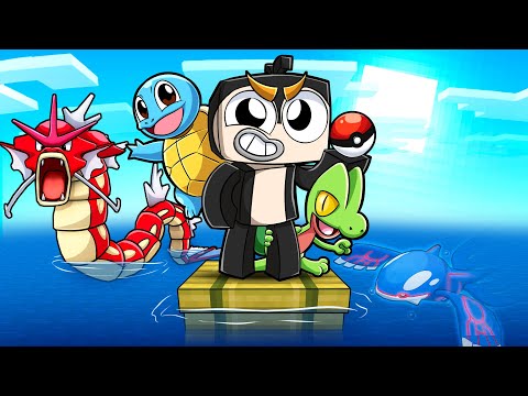 POKEMON RAFT SURVIVAL... Then We BATTLE!