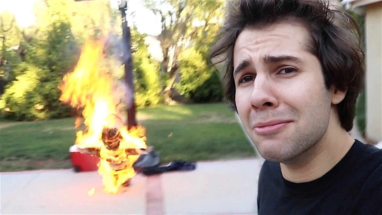 CAUGHT ON FIRE IN OUR BACKYARD
