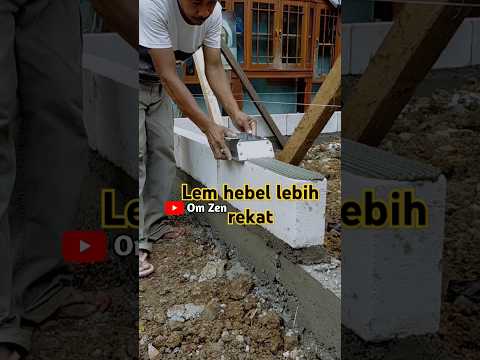 cara mudah pasang bata ringan #education #tips #shortsvideo