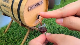 미니어처 포도로 와인을 만들었어요🍷