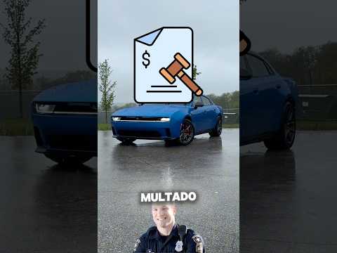 Multan a un Dodge EV por escape ruidoso😱
