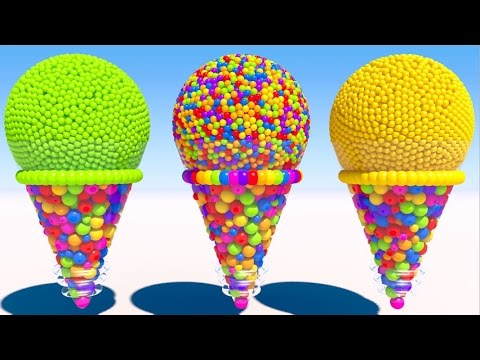 Learning Colors with 3D Cone Ice Cream