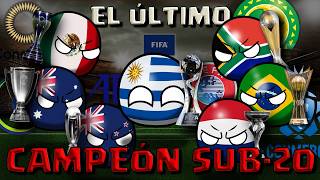 El ÚLTIMO CAMPEÓN SUB-20 de cada CONFEDERACIÓN #COUNTRYBALL
