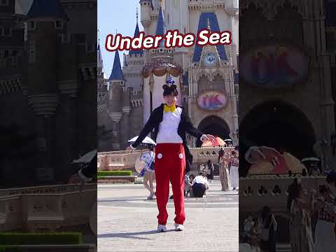 The Little Mermaid – Under the Sea 東京迪士尼 Tokyo Disney【#波波星球泡泡哥哥bobopopo】#shorts #dance #fyp