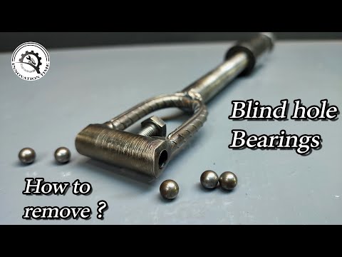 Blind Hole Bearing Puller || DIY Tools