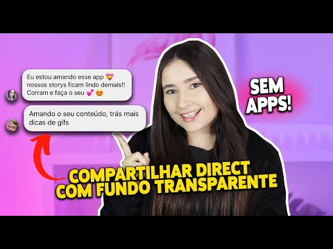 Como remover fundo do direct para compartilhar nos stories!