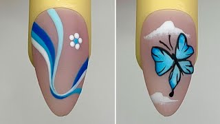 Best Spring Blue 💙Nail Art Designs 2024 | Best Nail Art Compilation|💝New Nails