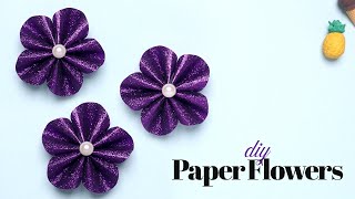 Paper Flowers | Flower Making with Paper | Flower Making | DIY Flower