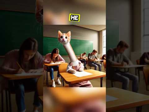 Extreme cheating exam failure?…#cat #ai #cats #catvideos #meow #catshorts #catlover #catlover #cute