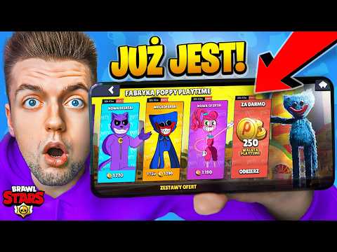 Już Jest! *HUGGY WUGGY* w BRAWL STARS !!!  "NOWY ZADYMIARZ"? i KONCEPT z POPPY PLAYTIME!