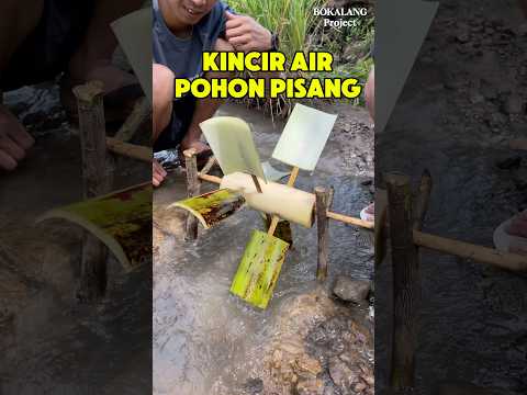 Nostalgia Kincir Air,  Ikut Ibu Ke Sawah😭 dari Pohon Pisang.#bolang #petualangan #nostalgia