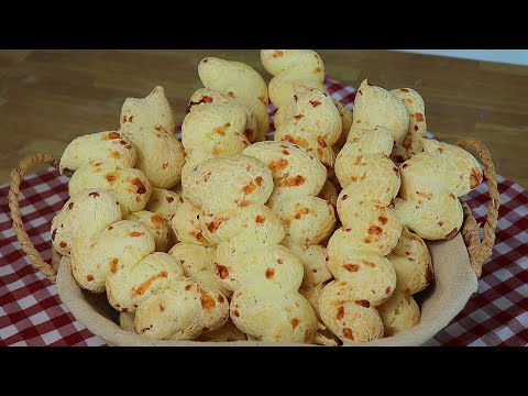 BISCOITO DE QUEIJO CROCANTE E FÁCIL DE FAZER