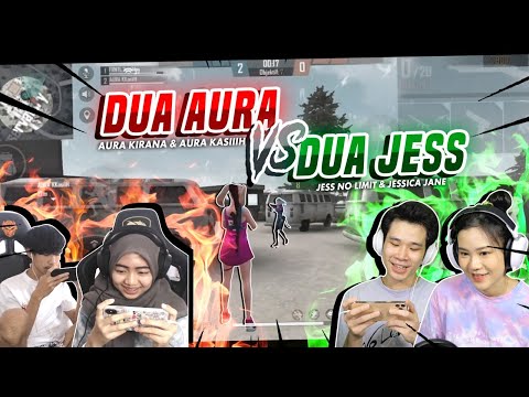 2 AURA VS 2 JESS !! PART 1 || FREE FIRE BATTLEGROUNDS