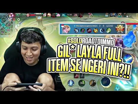 LAYLA FULL ITEM SE NGERI INI?!! #MLBBIDCreator