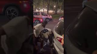Captured on video after the Chris Brown concert. Downtown #detroit