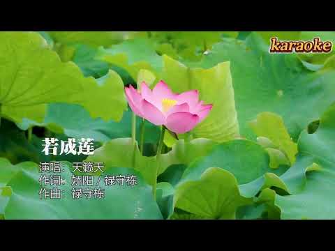 天籟天 若成蓮karaokeKTV 伴奏 左伴右唱 karaoke 卡拉OK 伴唱 instrumental天籟天 若成蓮karaoke